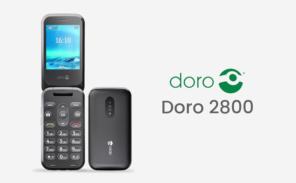 Doro 2800 4G Easy Mobile Phone with large Display Big Button