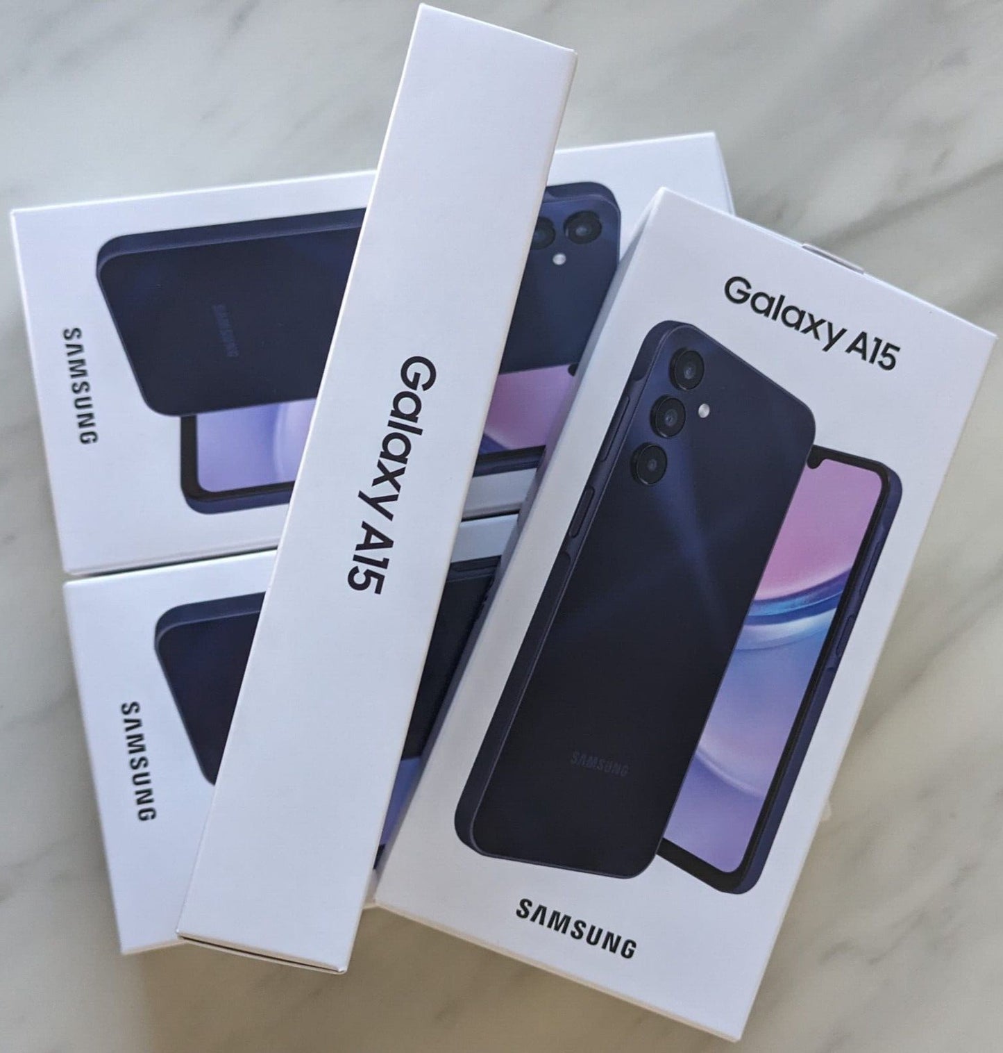 Samsung A15 128GB Mobile Phone Blue Black
