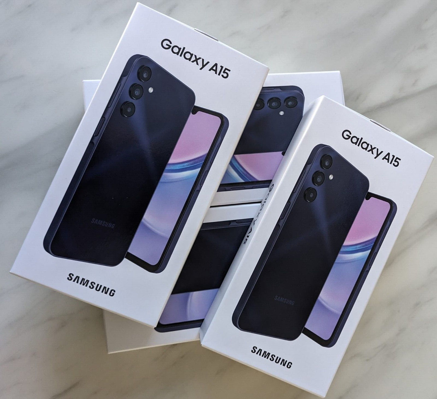 Samsung A15 128GB Mobile Phone Blue Black