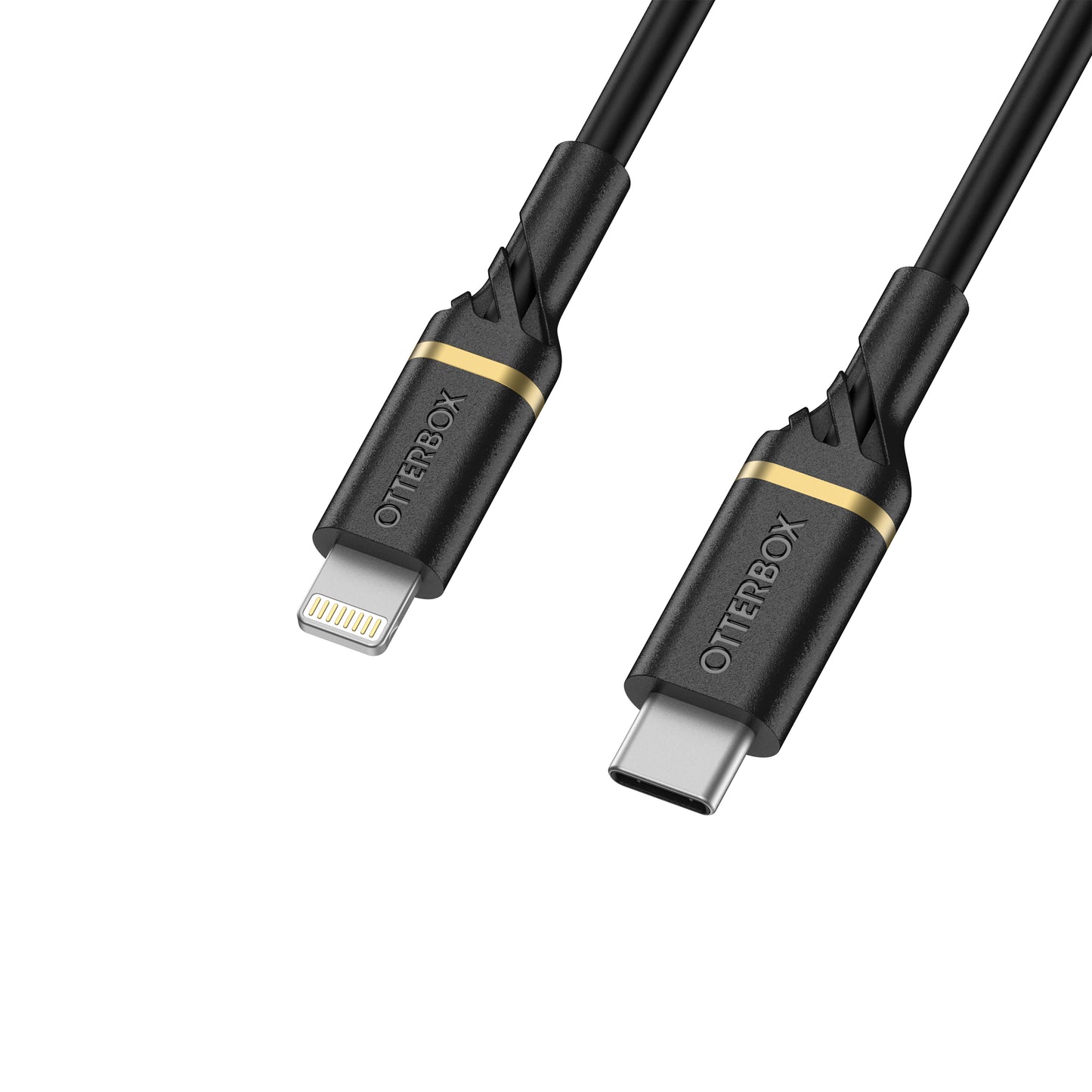 OtterBox iPhone iPad Cable USB C-Lightning 2M USB-PD, black (Apple MFI Approved)