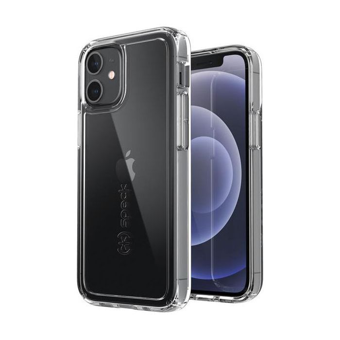 Speck Gemshell Clear Case and Screen Protector Bundle for iPhone 12 Mini