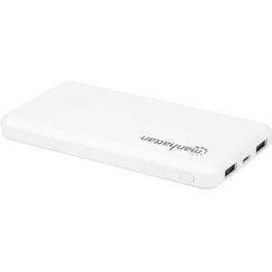 manhattan Powerbank 10,000 mAh 2 USB Ports, Type-C port