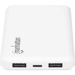 manhattan Powerbank 10,000 mAh 2 USB Ports, Type-C port