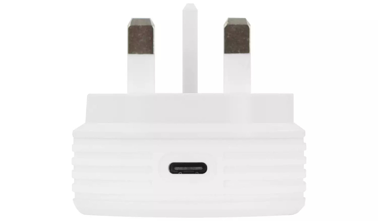 Juice 20W Type-C Mains Charger - White