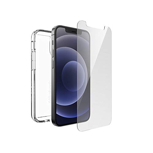 Speck Gemshell Clear Case and Screen Protector Bundle for iPhone 12 Mini