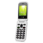 Doro 2404 Flip Mobile Phone Black & White, SOS Button, Senior Citizen **BLACK FRIDAY SPECIAL**