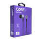 CORE 3.5mm Earbuds Black / Silver